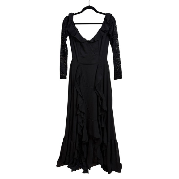 Joyfolie Dresses & Skirts - Joyfolie Womens Dress Black XS Gothic Witchy Flowy Artsy Dark Romantic Fairycore